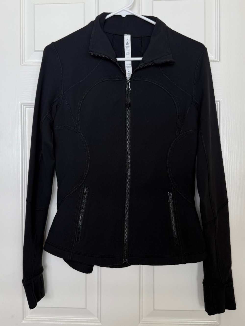 Lululemon Black Define jacket Luon Size 8 - Picture 3 of 7